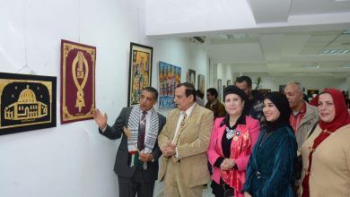 صورة ختام ناجح لمعرض كوين للفنون التشكيلية في كلية التربية النوعية بجامعة القاهرة
