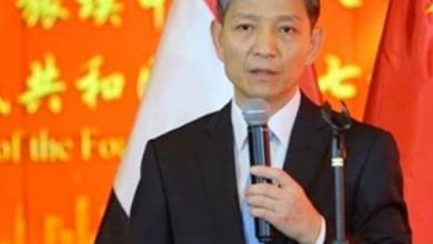 صورة السفير الصيني يوجه الشكر لمصر على دعمها لمبدأ الصين الواحدة