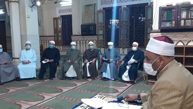 صورة «د. حسني أبوحبيب» يشدد على أهمية المتابعة الدورية وتعقيم مساجد الفيوم بصفة مستمرة