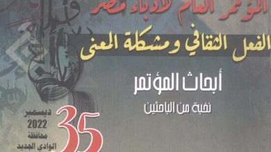 صورة «الجوهري» في «مؤتمر الأدباء» يقدم رصدًا لنسق السياسات الثقافية المصرية