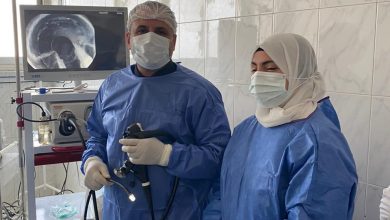 صورة استمرار عمل وحدة المناظير بمستشفى بلبيس وإجراء 13 عملية منظار جهاز هضمي