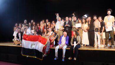 صورة جامعة عين شمس الأولى على العالم بالمهرجان الدولي للمسرح الجامعي بالدار البيضاء