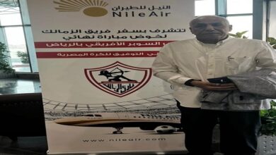 صورة رحلة خاصة لنقل بعثة الزمالك من مطار القاهرة إلى الرياض لخوض مباراة كأس السوبر