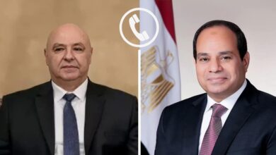 صورة السيسي يجري اتصالاً هاتفياً بالرئيس اللبناني “جوزيف عون” ويؤكد دعم مصر الكامل