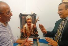 صورة حمدي زكريا .. فنان النحت البارز ثلاثي الأبعاد 