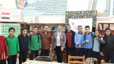 صورة ندوة توعوية حول إدارة الضغوط النفسية لدى طلاب مدرسة إعدادية بأسيوط