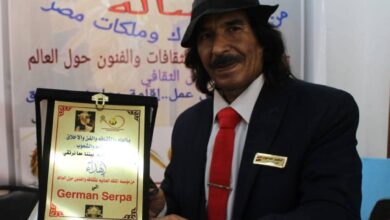 صورة محمد الهواري.. حين يتحول الفن لرسالة سلام وتصبح الثقافة جسراً بين القارات