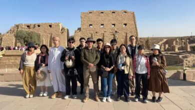 صورة جامعة القاهرة تنظم مدرسة شتوية في الآثار لطلاب جامعة شنغهاي جياو تونج الصينية