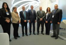 صورة جناح مصر للطيران ببورصة برلين يشهد نشاطًا مكثفًا واجتماعات تسويقية لتنشيط الحركة السياحية إلى مصر