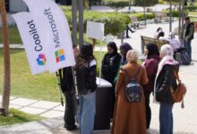 صورة جامعة عين شمس تستضيف شركة Microsoft العالمية داخل الحرم الجامعي لتعريف الطلاب بتقنيات الذكاء الاصطناعي