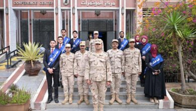 صورة جامعة القاهرة تستضيف لجنة التجنيد والتعبئة بمنطقة الجيزة لإنهاء الموقف التجنيدي لطلابها من ذوي القدرات الخاصة 